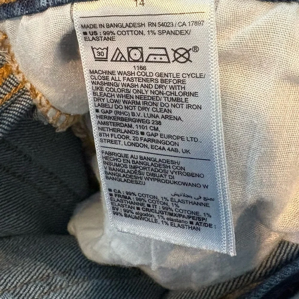 Old Navy High Rise O.G. Straight‎ Leg Jeans Size 14